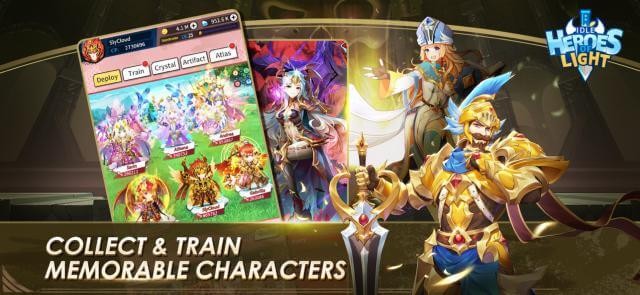 Thu thập và nâng cấp các nhân vật tuyệt đẹp, mạnh mẽ