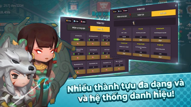 Nhiều thành tựu đa dạng và hệ thống danh hiệu
