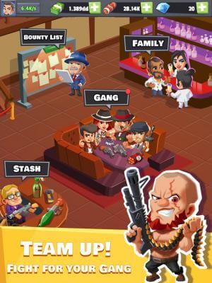 Mục tiêu của bạn là tạo ra đế chế tội phạm trong game Idle Mafia