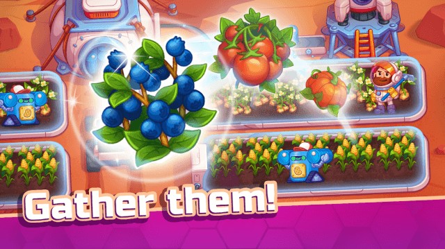 Thu thập nông sản để cung cấp cho Sao Hỏa