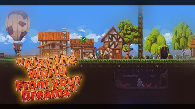 Chơi và xây dựng lại ngôi làng giống như mình mơ ước