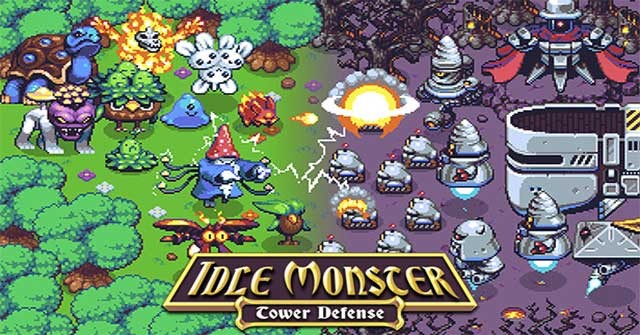 Idle Monster TD là game thủ thành bất tận với vô số quái vật và máy móc