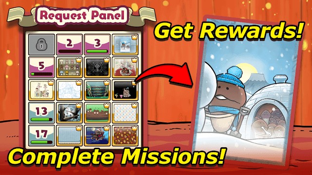 Nhận các phần thưởng khi hoàn thành nhiệm vụ