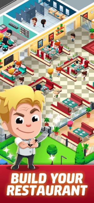 Xây dựng nhà hàng của bạn trong game Idle Restaurant Tycoon