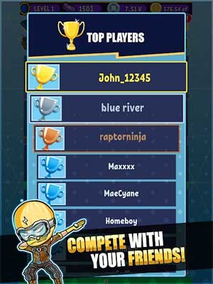 Tranh tài cùng bạn bè trên bảng xếp hạng trực tuyến