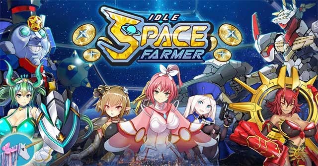Đánh bại quái vật và bảo vệ nông trại của bạn trong game Idle Space Farmer