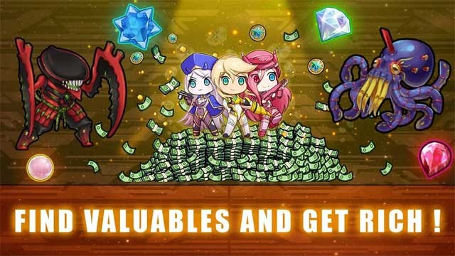 Tìm kiếm các vật phẩm có giá trị và trở nên giàu có