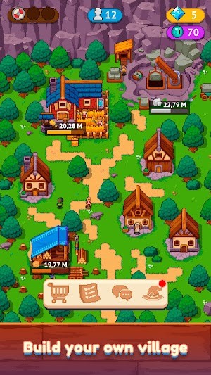 Xây dựng ngôi làng của riêng bạn trong game Idle Town Master