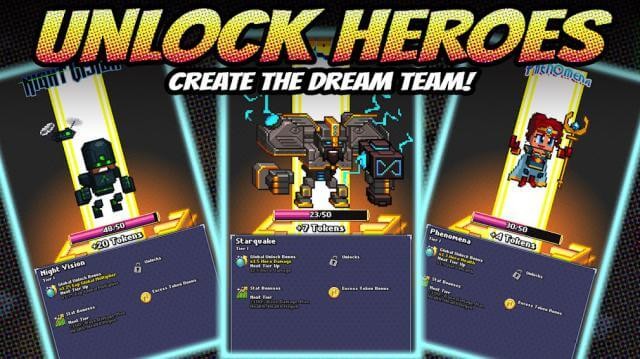 Mở khóa các anh hùng, tạo thành một đội quân mơ ước