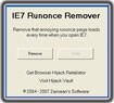 IE7 Runonce Remover 1.0.5 - Disable RunOnce