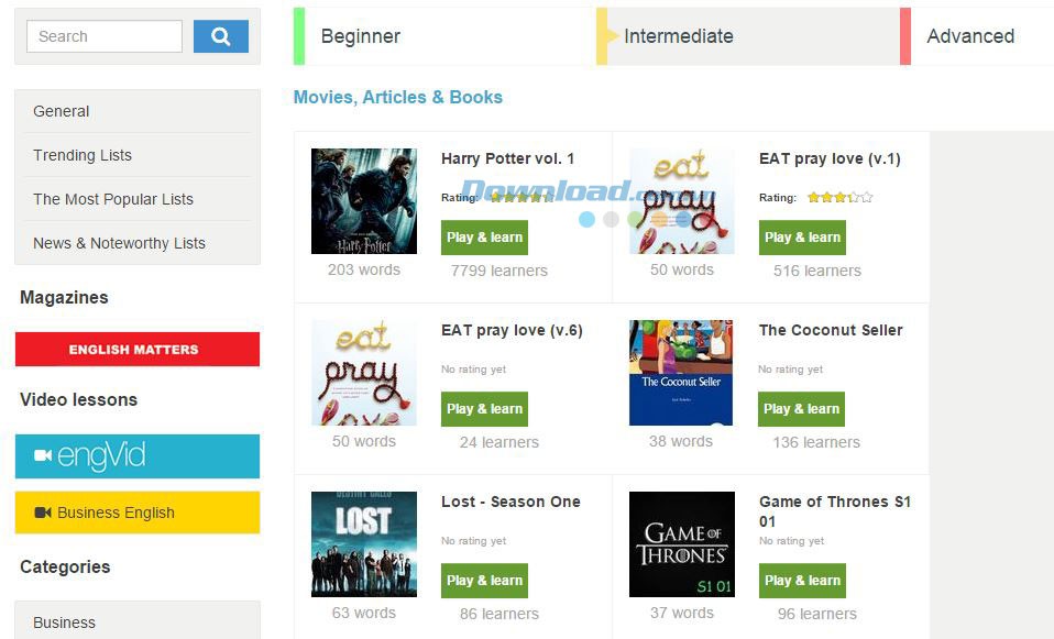 Học từ mới qua phim với iELTS Exam Vocabulary