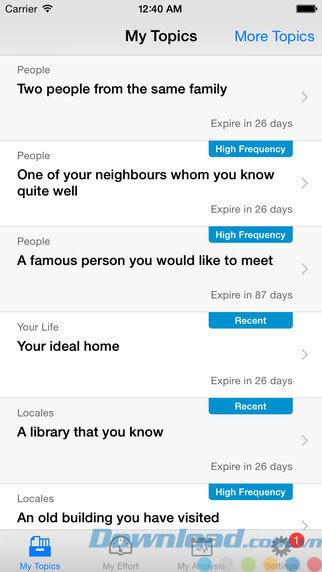 Chọn chủ đề yêu thích