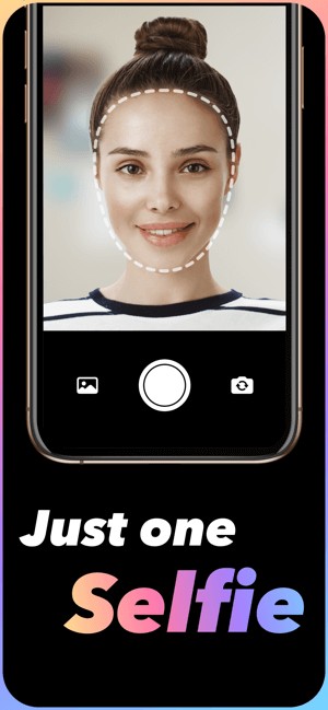 Chỉ cần nhập bức ảnh selfie của bạn