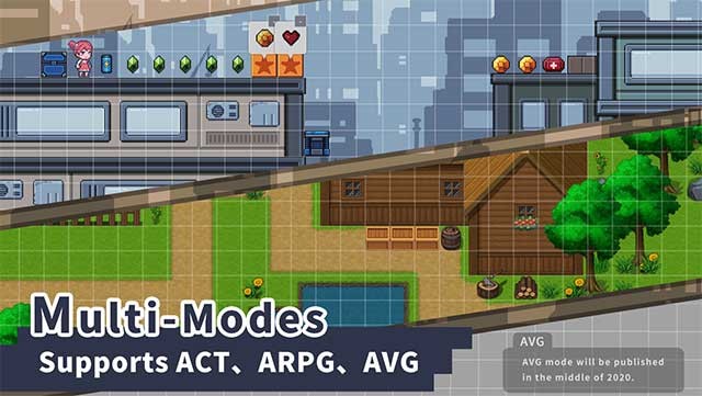 iFAction cung cấp nhiều chế độ đa dạng như ACT, ARPG và AVG (sẽ ra mắt sau)