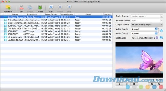 iFunia Video Converter for Mac