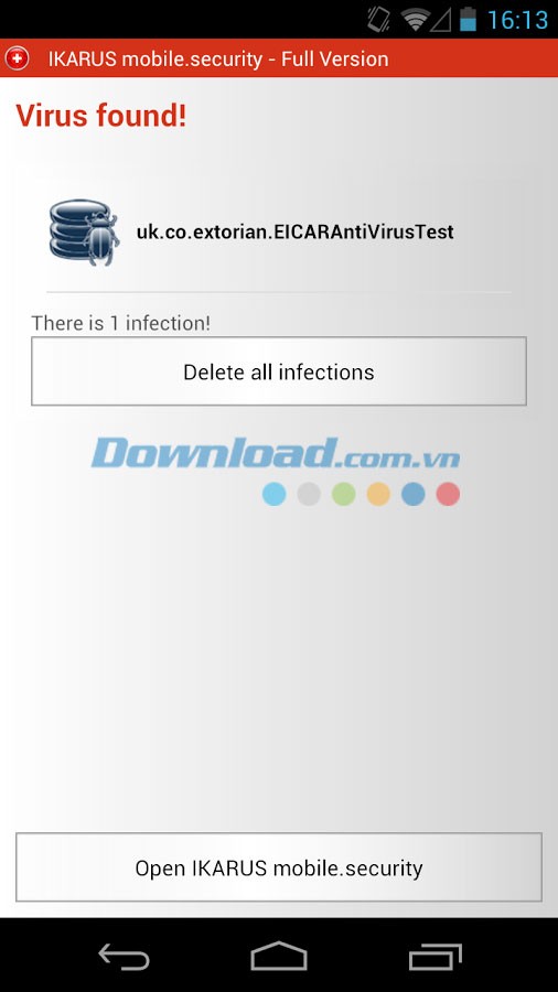 IKARUS mobile.security LITE for Android