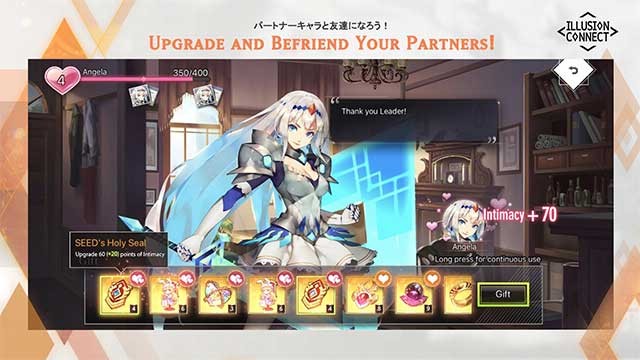 Nâng cấp cho nhân vật của bạn