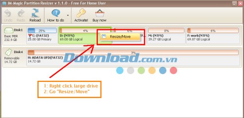IM-Magic Partition Resizer Free