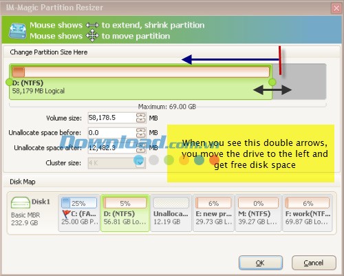 IM-Magic Partition Resizer Free