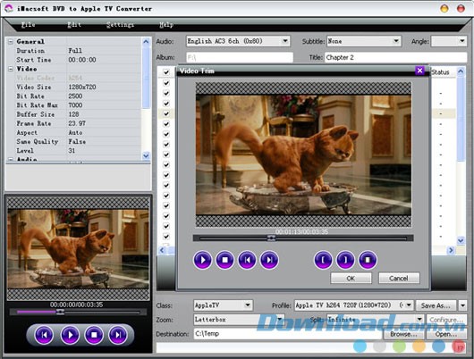iMacsoft DVD to Apple TV Converter