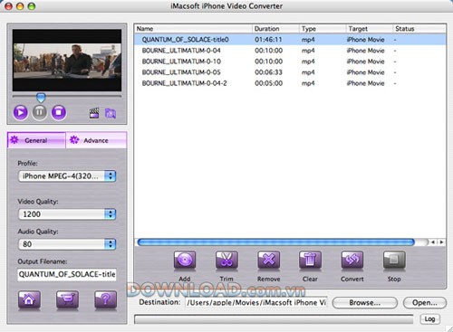iMacsoft iPhone Video Converter