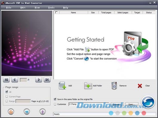 iMacsoft PDF to Html Converter