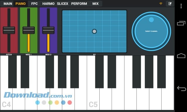 Bàn phím piano ảo của Image-Line Remote
