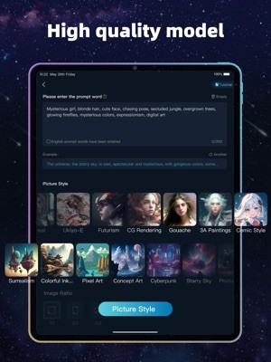 Tạo ra các bức tranh chất lượng cao