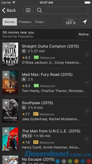 Danh sách phim liên quan