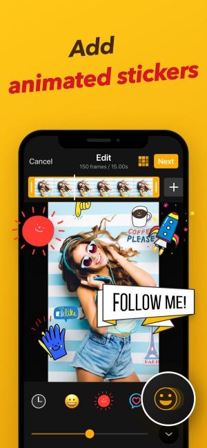 Thêm các nhãn dán động