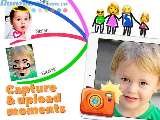 Chụp ảnh nhanh và đăng tải các khoảnh khắc