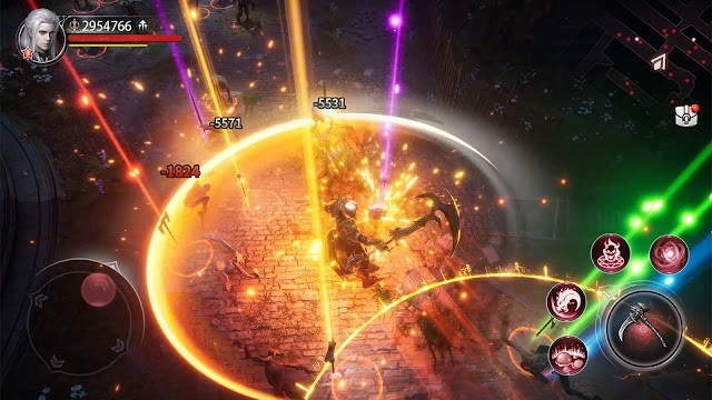 Giết quái vật kẻ thù trước mắt bạn