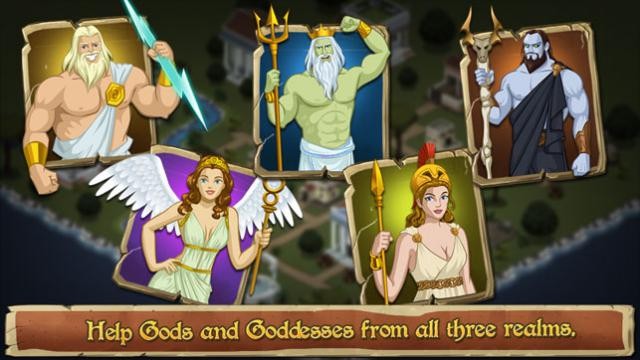 Thực hiện nhiệm vụ giúp các vị thần trong game Immortal City