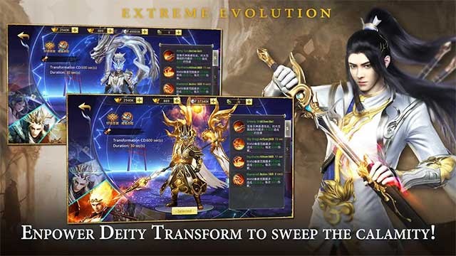 Immortal Destiny đi theo hệ thống MMORPG di động cổ điển