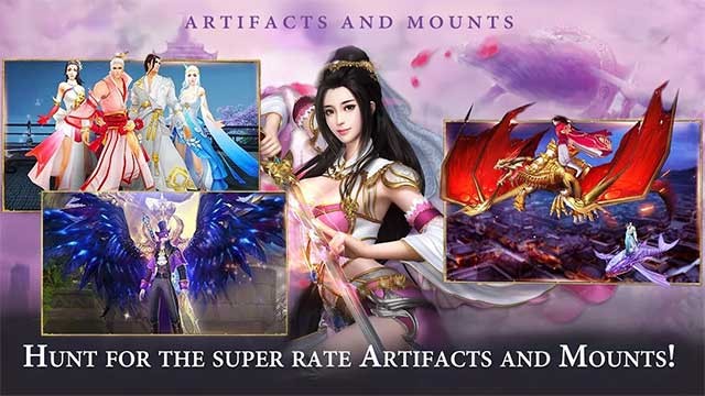 Thu thập thú cưỡi, cánh và hiệu ứng đặc biệt