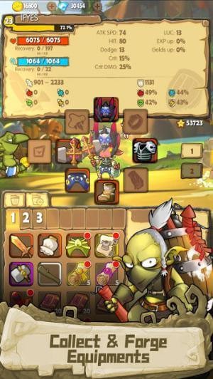 Thu thập và trang bị vật phẩm