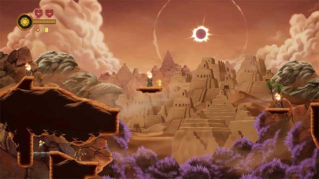 Sử dụng sức mạnh thiêu đốt của mặt trời để đánh bại kẻ thù