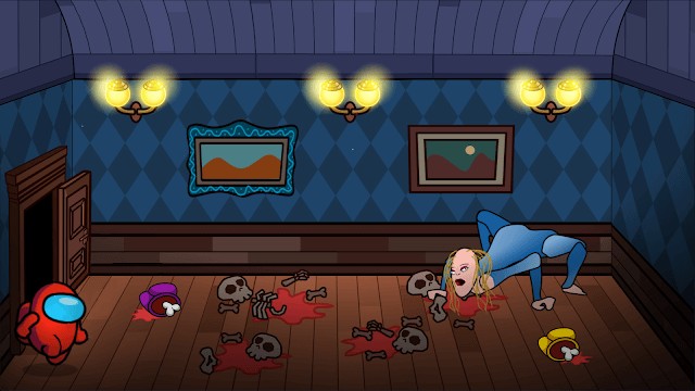 Giúp Kẻ mạo danh trốn thoát khỏi cánh cửa trong game Imposter in Doors: Survival