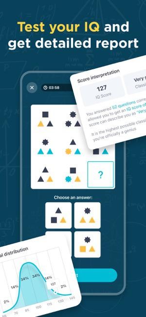Kiểm tra IQ của bạn và nhận các báo cáo chi tiết