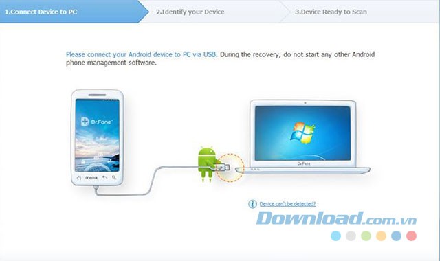 Kết nối thiết bị Android với máy tính