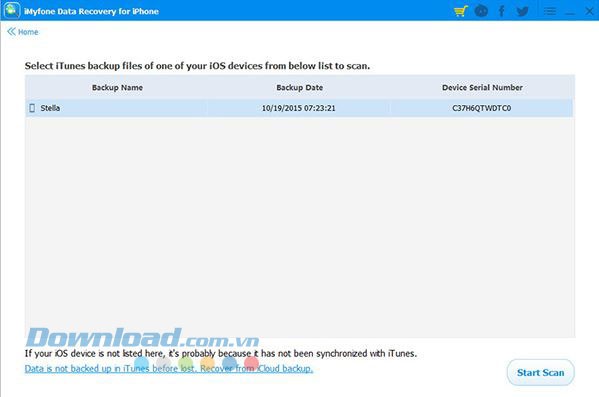 Khôi phục dữ liệu từ nhiều nguồn