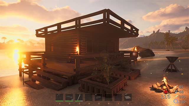 Xây dựng nơi trú ẩn an toàn để cất giữ chiến lợi phẩm và tăng cường phòng thủ