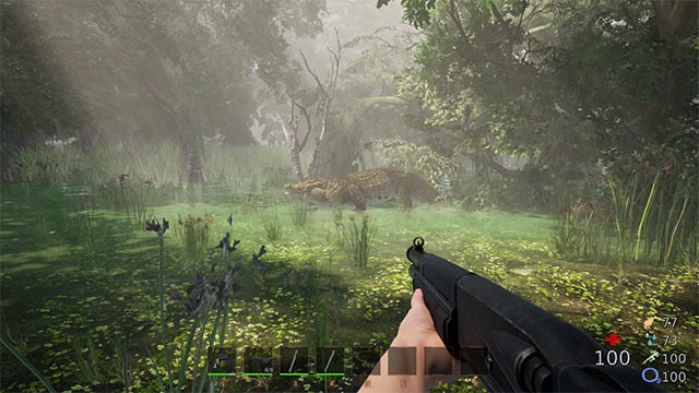 Dành phần lớn thời gian để tìm tài nguyên và săn bắn phục vụ cho mục đích sinh tồn