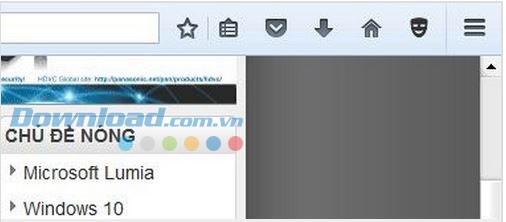 Biểu tượng của Incognito This Tab trên Firefox