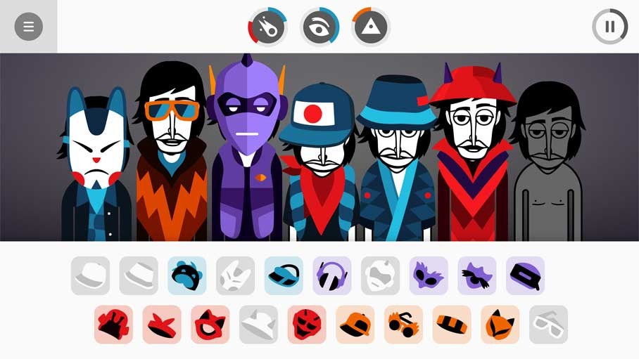 Biểu tượng thú vị trong Incredibox cho iOS