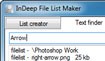 InDeep File List Maker 1.2.5 - Phần mềm tạo danh sách tập tin