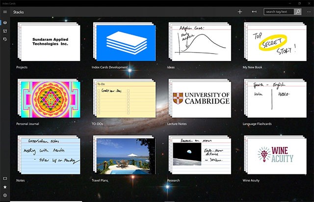 Quản lý ghi chú trong các ngăn xếp để dễ dàng phân loại, tìm kiếm