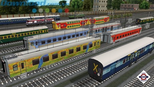 Ga tàu hỏa đông đúc ở Ấn Độ