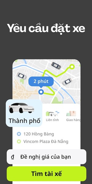 Yêu cầu đặt xe