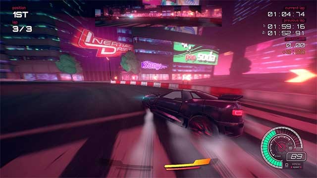 Inertial Drift là game đua xe mãn nhãn với trình điều khiển hai thanh sáng tạo